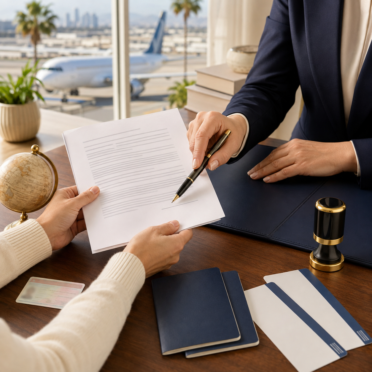 Minor Travel Document Notary Services in Los Angeles